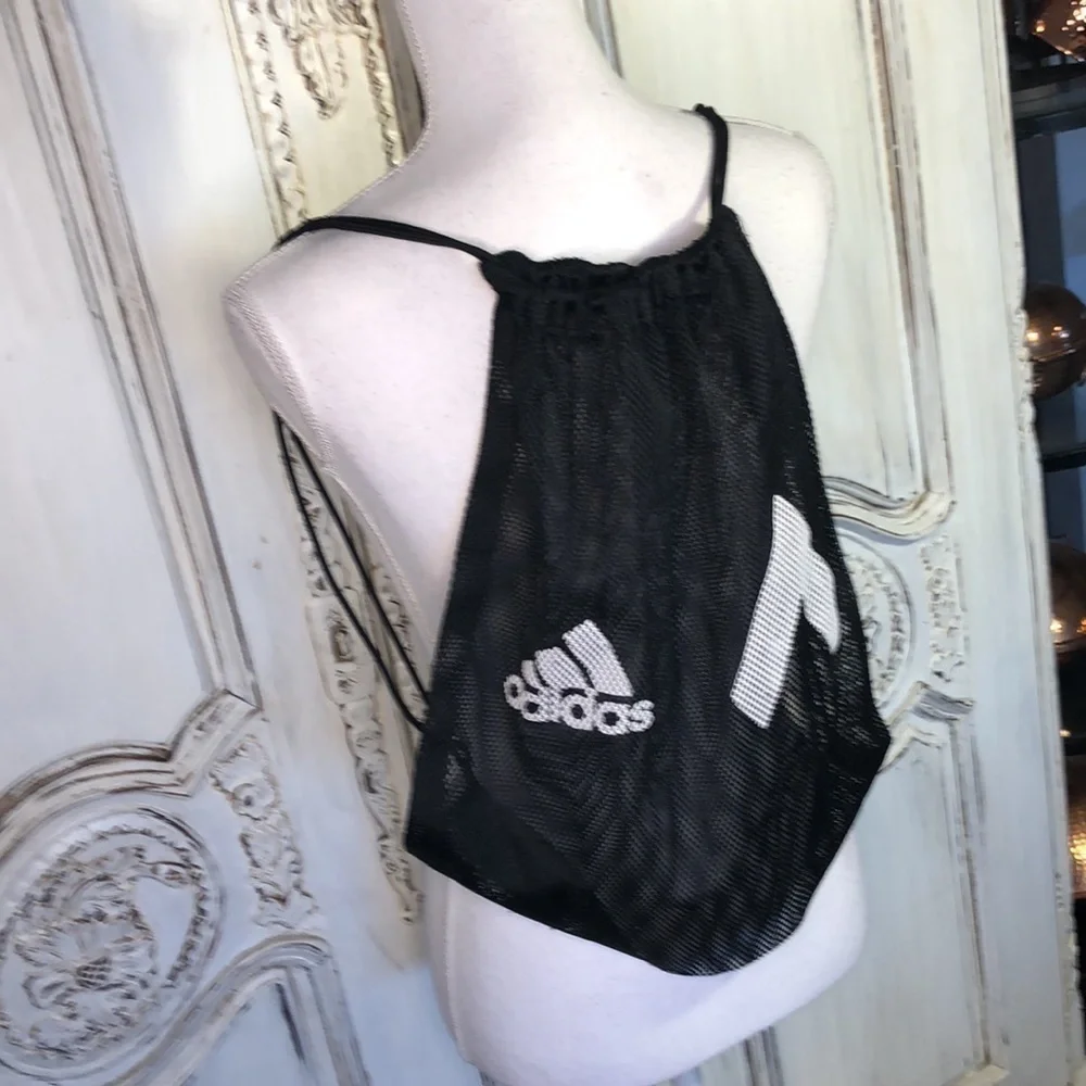 Open Weave Adidas Gym  Backpack - Picture 2 of 7
